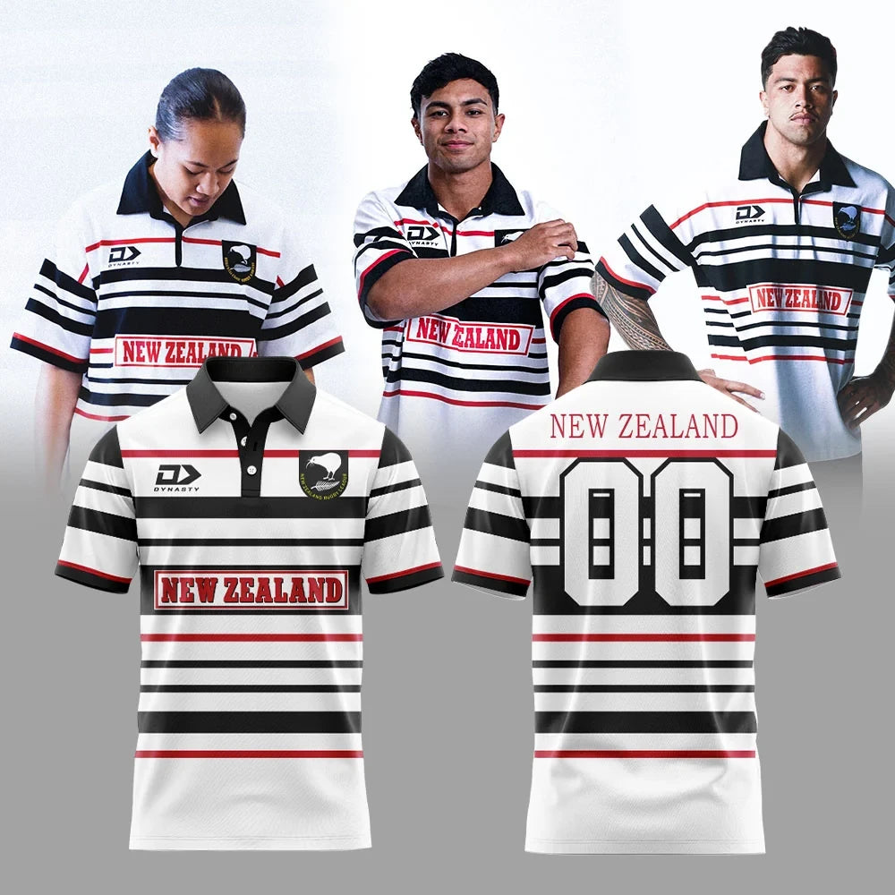 Custom New Zealand Kiwis 96 97 We Throwing It Back Polo Shirt Gifts For Rugby Lover - Foxy23shop