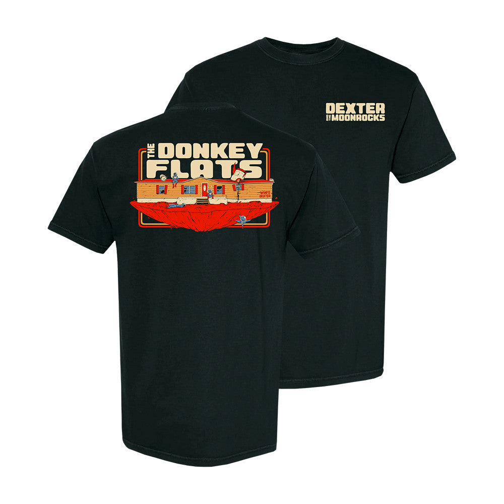 Dexter And The Moonrocks Merch Donkey Flats T-Shirt Gifts For Dexter And The Moonrocks Fans - Foxy23shop
