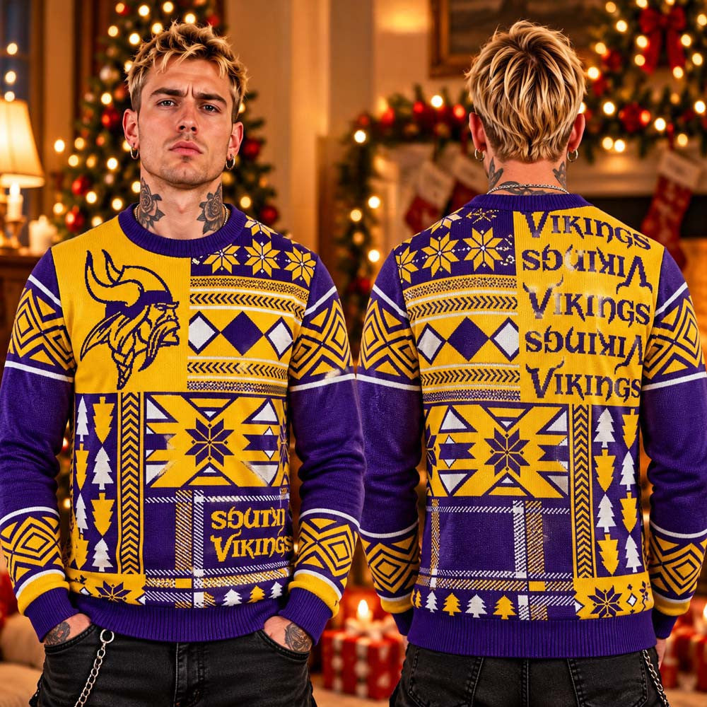Minnesota Vikings NFL 2026 Ugly Christmas Sweater Best Gifts For Skol Nation - Foxy23shop