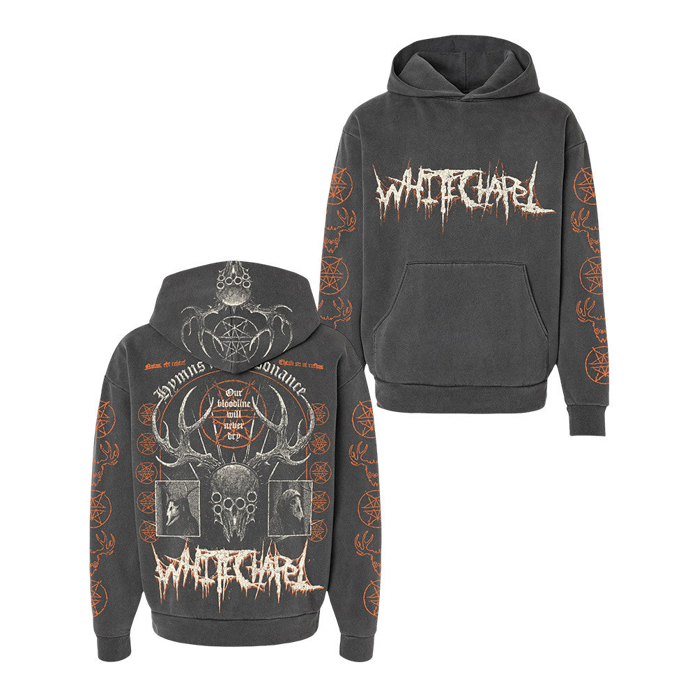 Whitechapel Merch Bloodlines Pigment Hoodie Presents For Whitechapel Lover - Foxy23shop