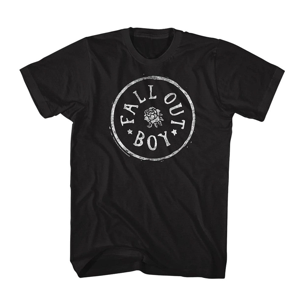 Fall Out Boy Merch Circle Rose Vintage T-Shirt Gift Ideas For Rock Music Lovers - Foxy23shop