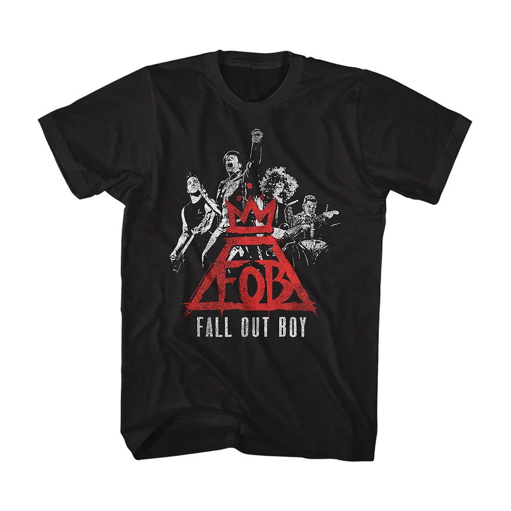 Fall Out Boy Merch Logo Band Black T-Shirt Presents For Fall Out Boy Fans - Foxy23shop