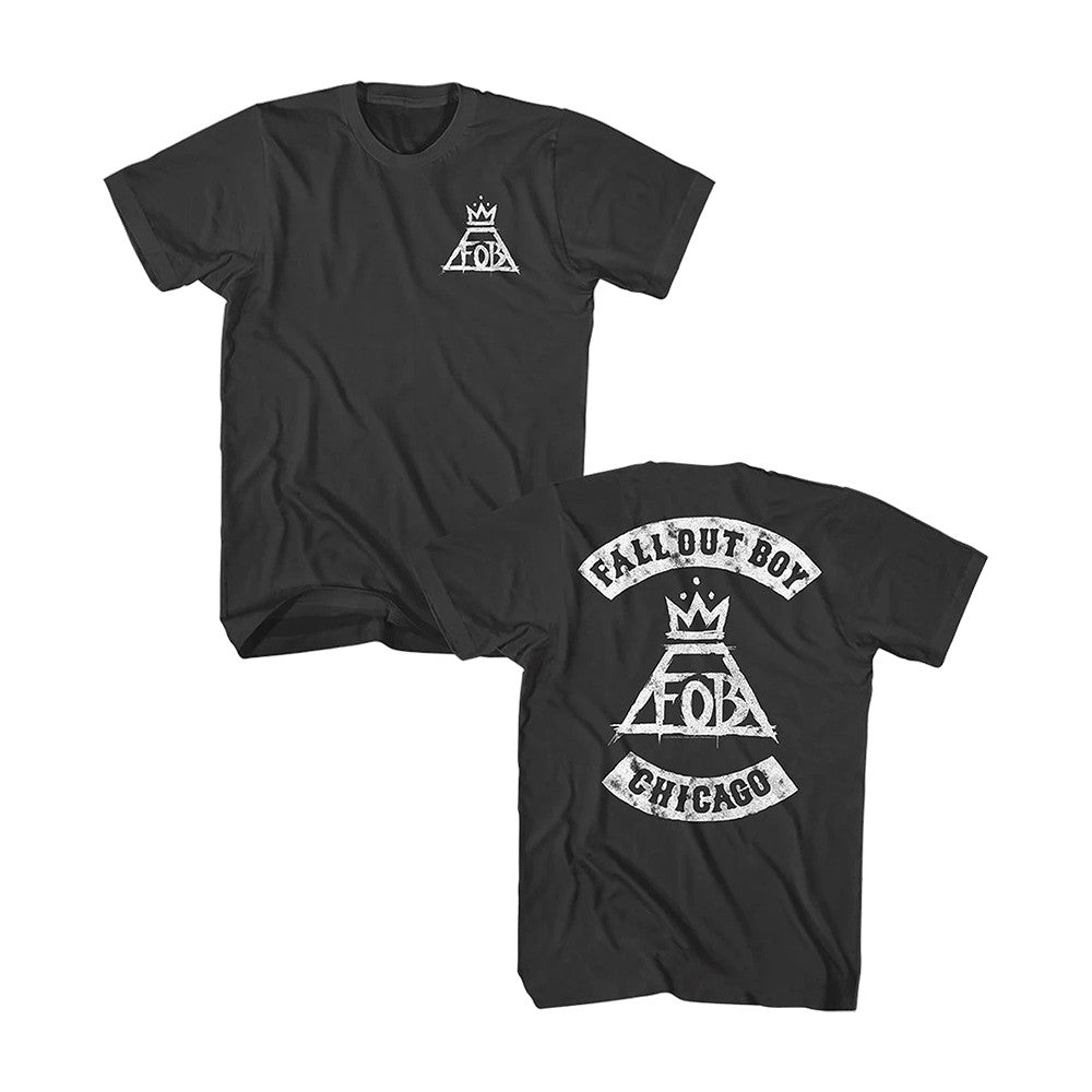 Fall Out Boy Merch Logo Chicago Smoke T-Shirt Presents For Fall Out Boy Fans - Foxy23shop
