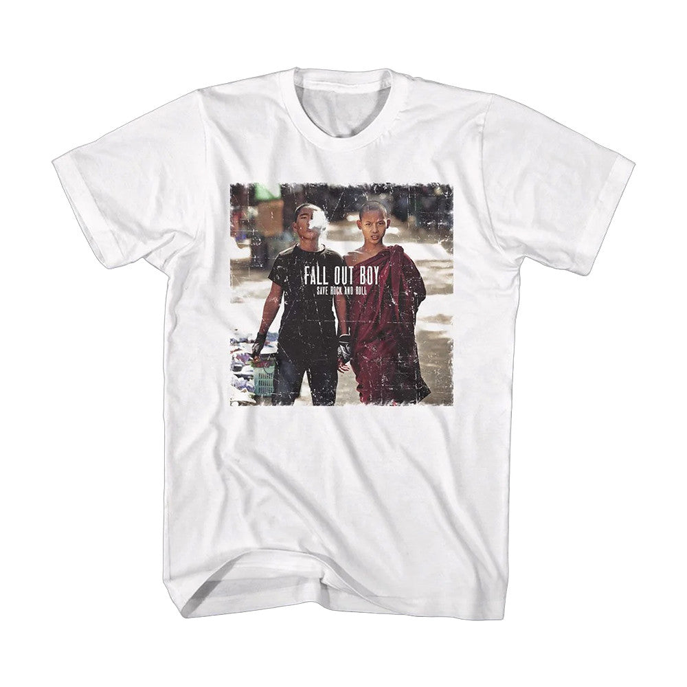 Fall Out Boy Merch Save Rock And Roll White T-Shirt Great Gifts For Rock Lovers - Foxy23shop