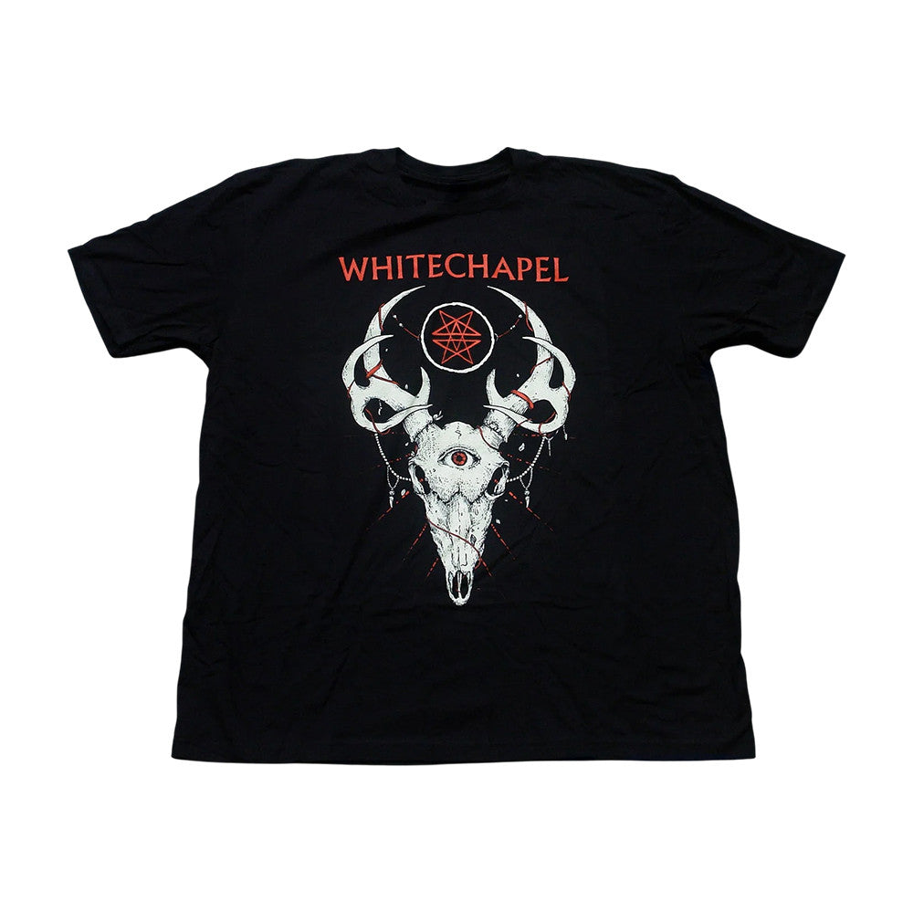 Whitechapel Merch Deer Skull Black T-Shirt Unique Gifts For Whitechapel Lovers - Foxy23shop