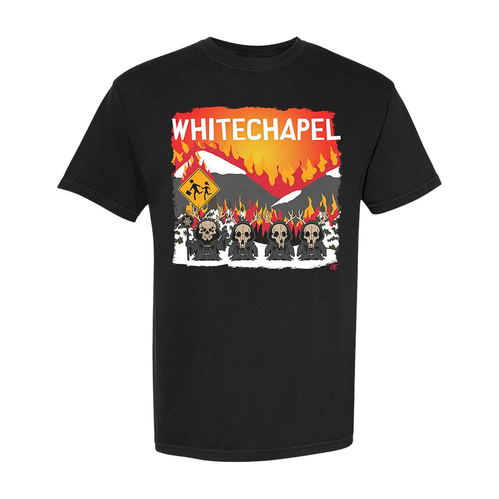 Whitechapel Merch Park Black T-Shirt Whitechapel Apparel Best Gifts For Music Lovers - Foxy23shop
