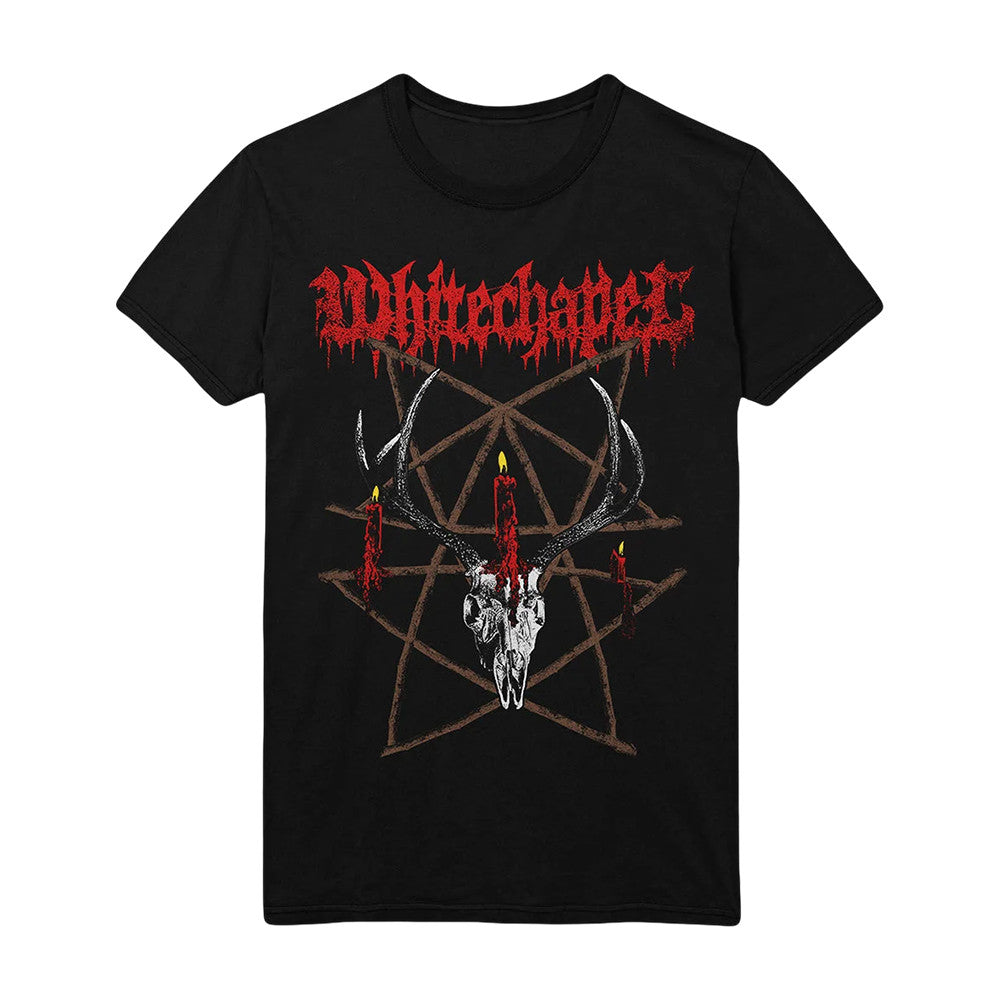 Whitechapel Merch Pentagram Candle Shirt Whitechapel Concert Outfits Fan Gifts - Foxy23shop