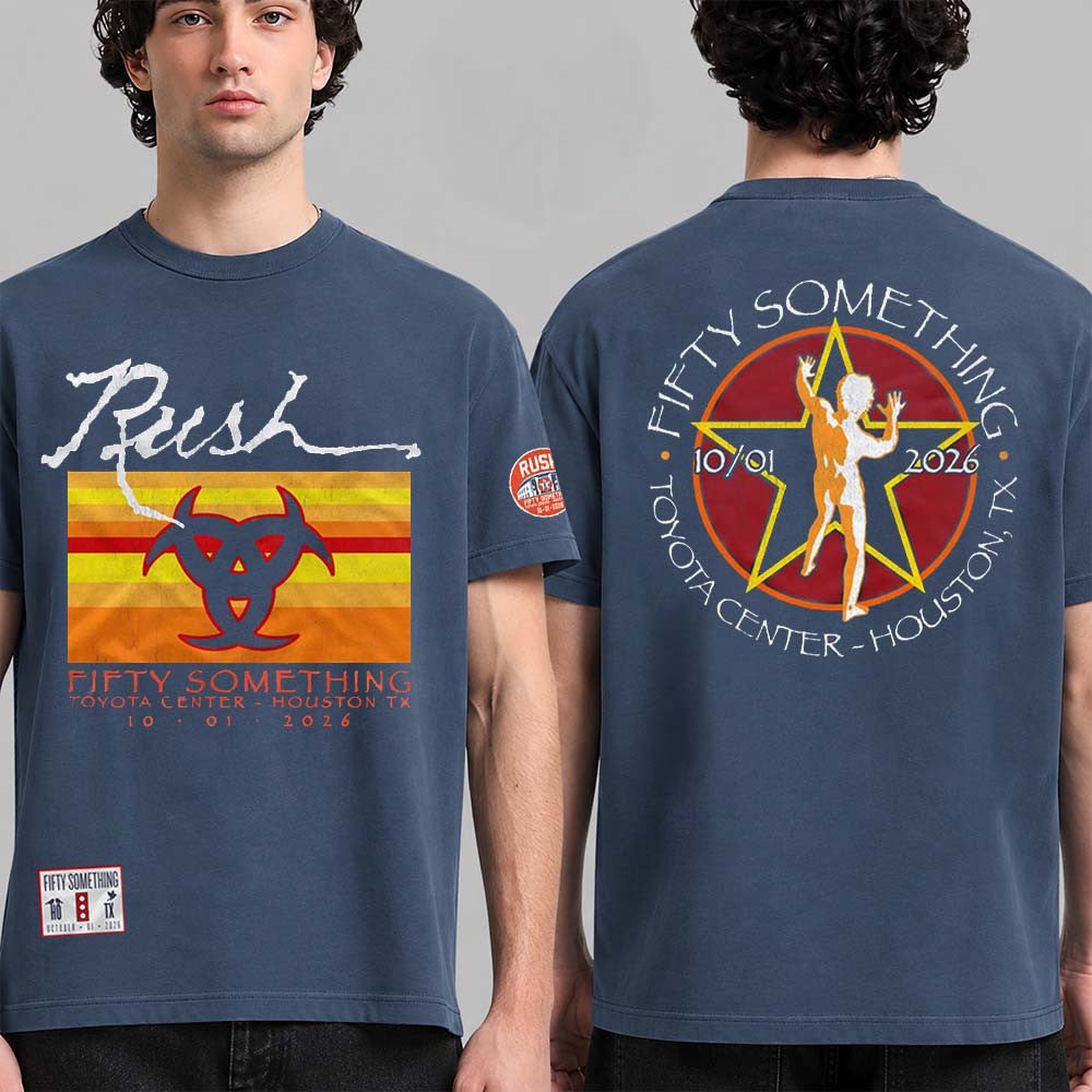 Rush Houston Texas Event 2026 Tour Live T-Shirt Rus Clothing Music Lover Gifts - Foxy23shop