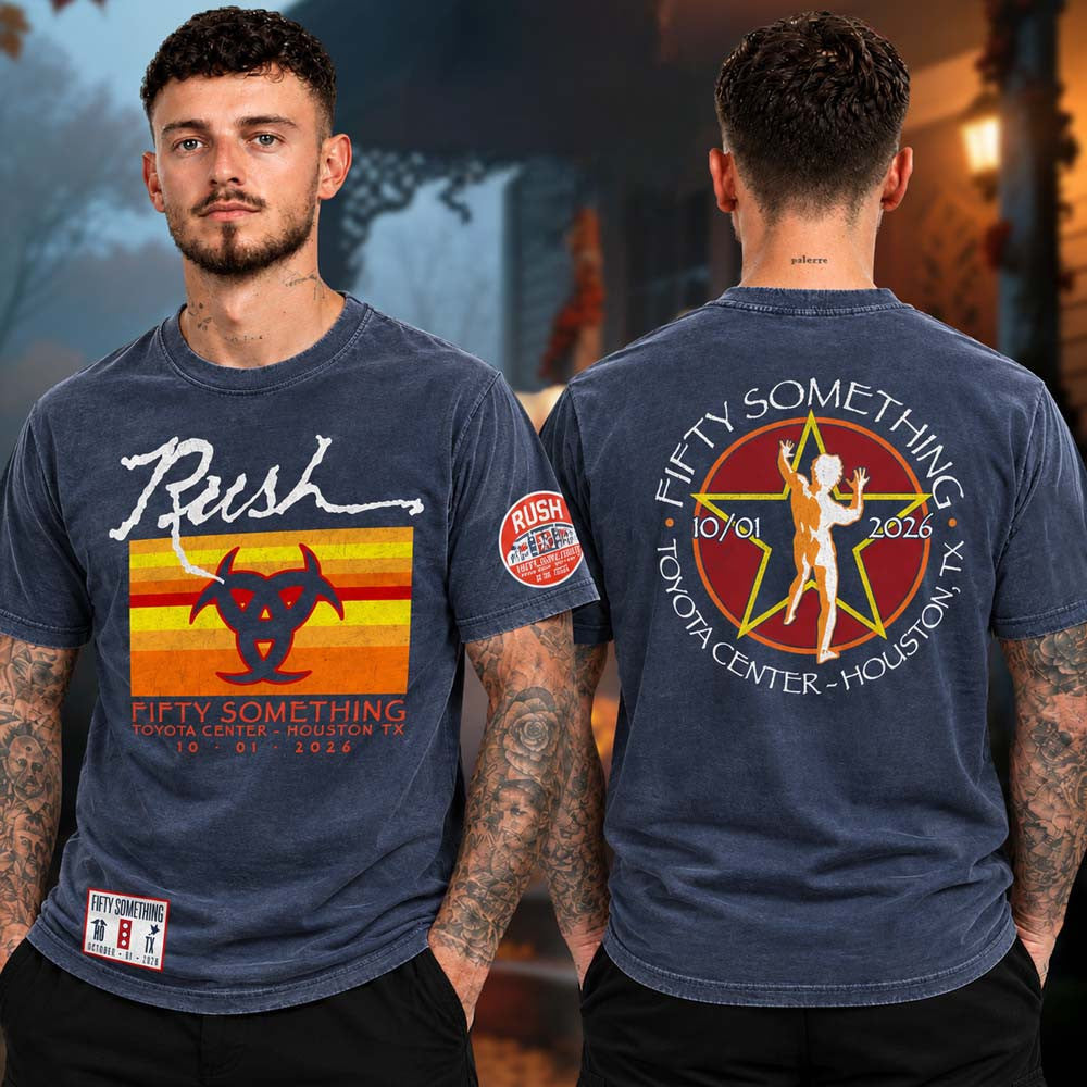 Rush Houston TX Event At Toyota Center In Houston TX T-Shirt Rush Clothing Best Gifts For Rock Fans - Foxy23shop