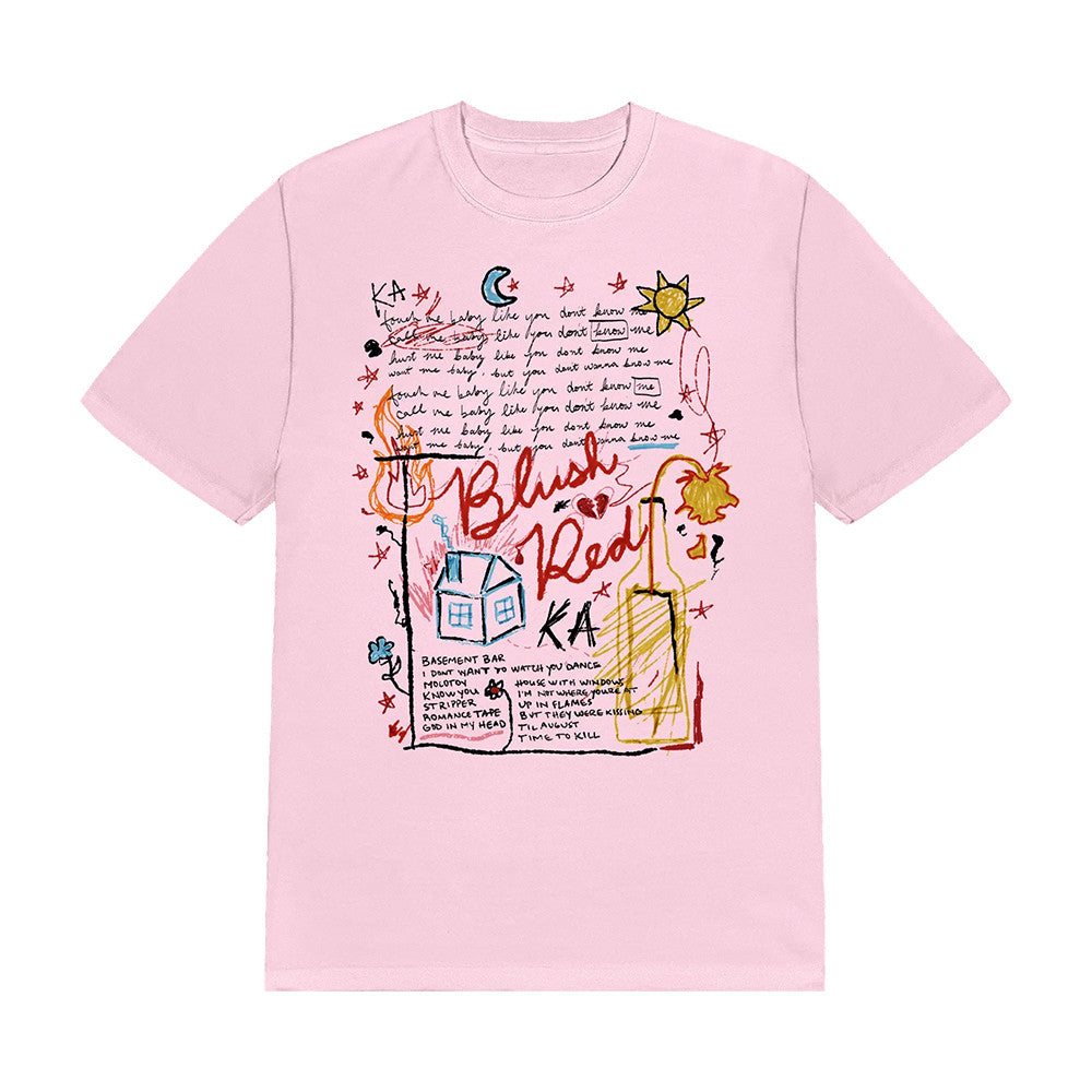 Kevin Atwater Merch Blush Red Album T-Shirt Best Presents For Kevin Atwater Fans - Foxy23shop