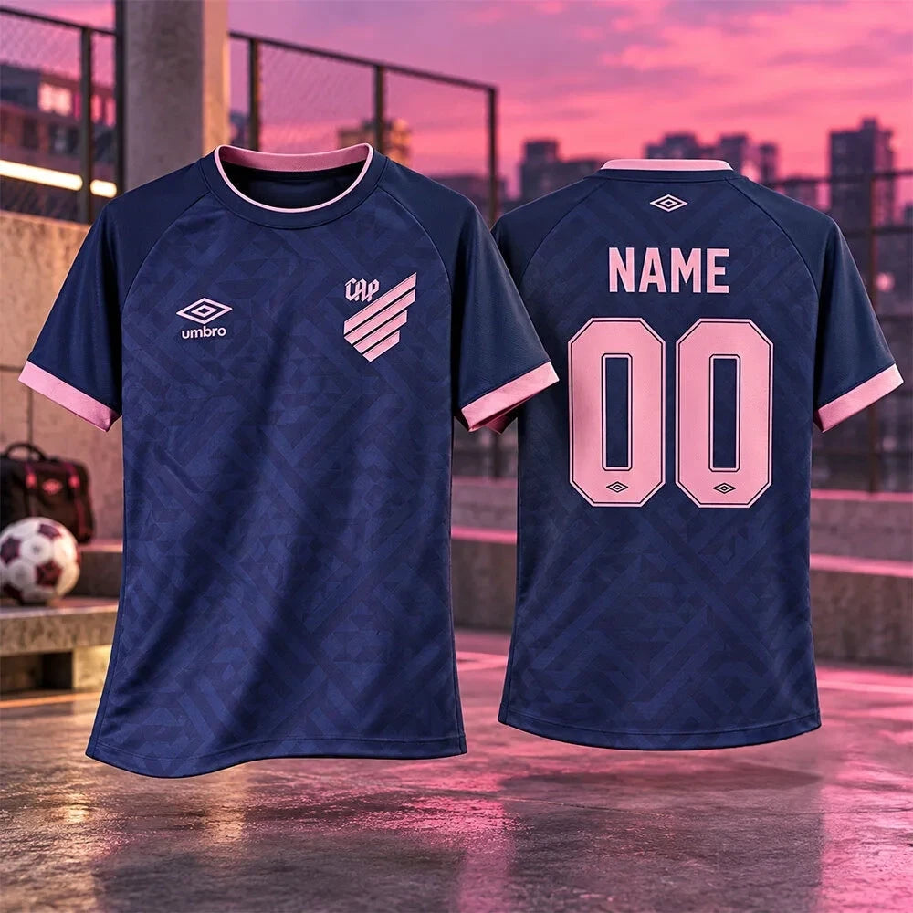 Personalized Umbro Athletico Paranaense 2026 Pink October Kit Jersey Athletico Paranaense Merch Fan Gear - Foxy23shop