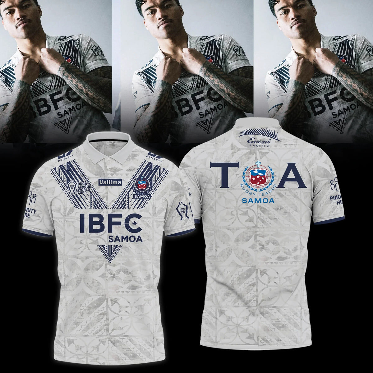 Toa Samoa 2026 World Cup Polo Shirt Toa Samoa Fan Apparel Presents For Rugby Lovers - Foxy23shop