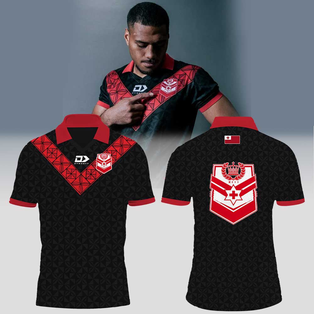 Tonga Rugby League 2026 Season Collection V-Neck Shirt Tonga National Rugby League Clothes Fan Gift - Foxy23shop