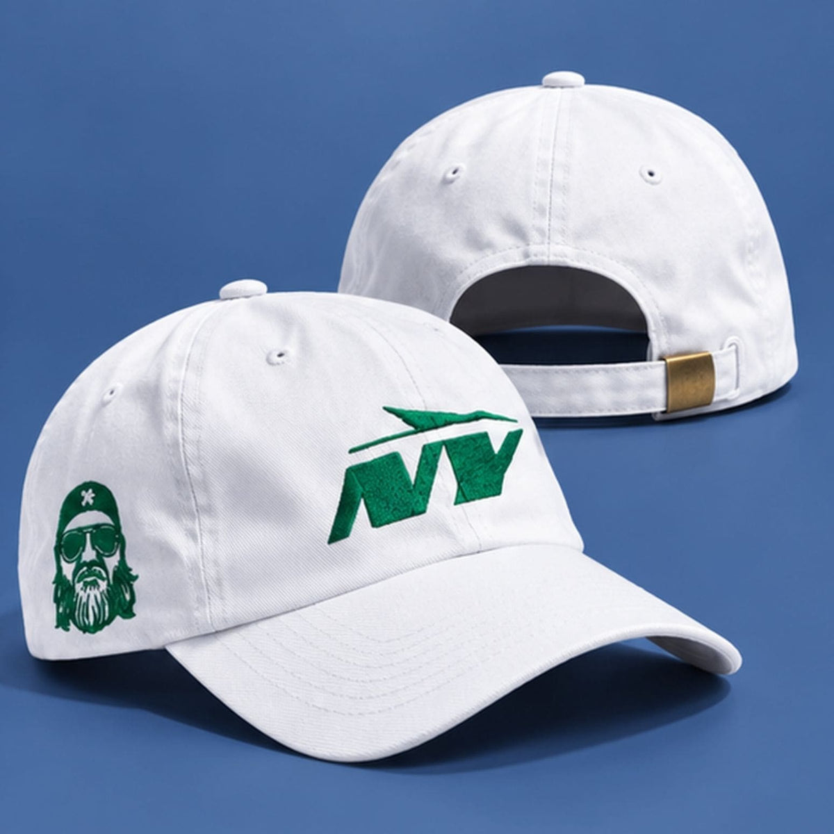 Woody Johnson New York Jets Nick Mangold Hat New York Jets Baseball Cap Gifts For Fans - Foxy23shop