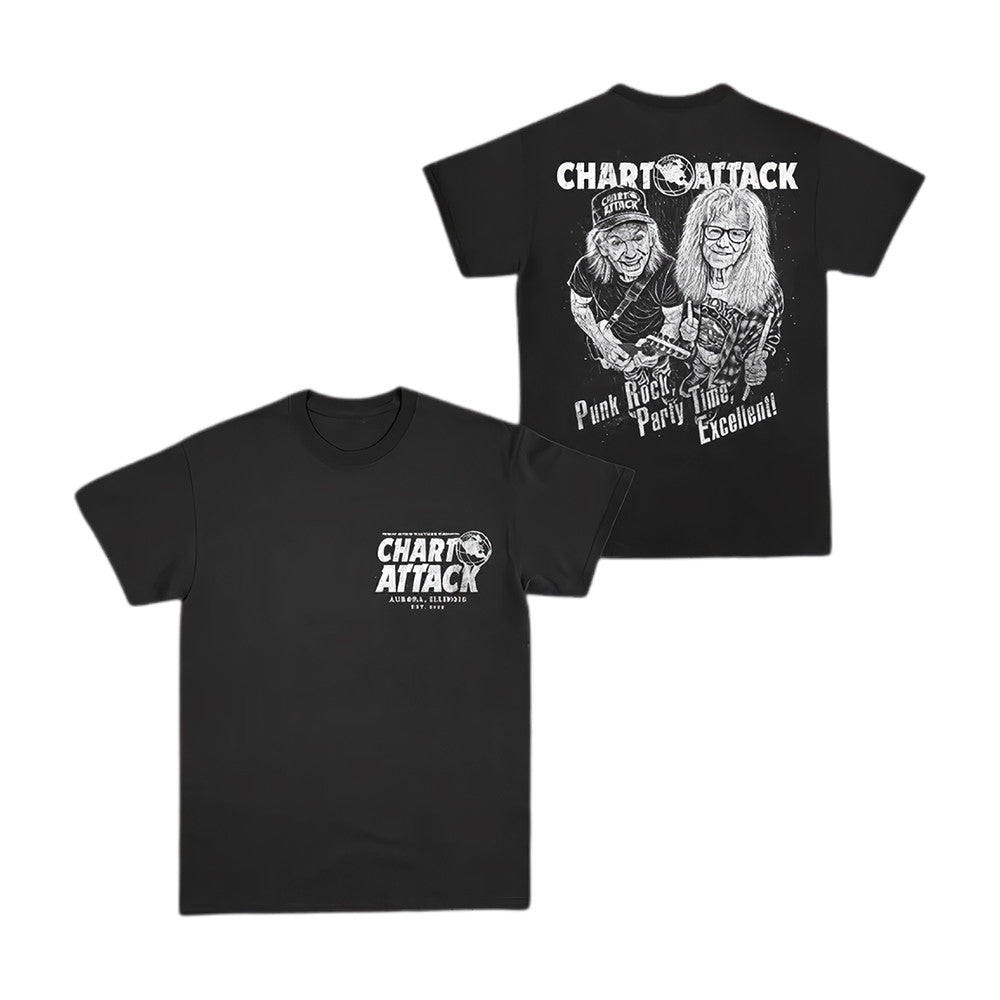 Chart Attack Merch Party Time Black T-Shirt Best Presents For Chart Attack Fans - Foxy23shop