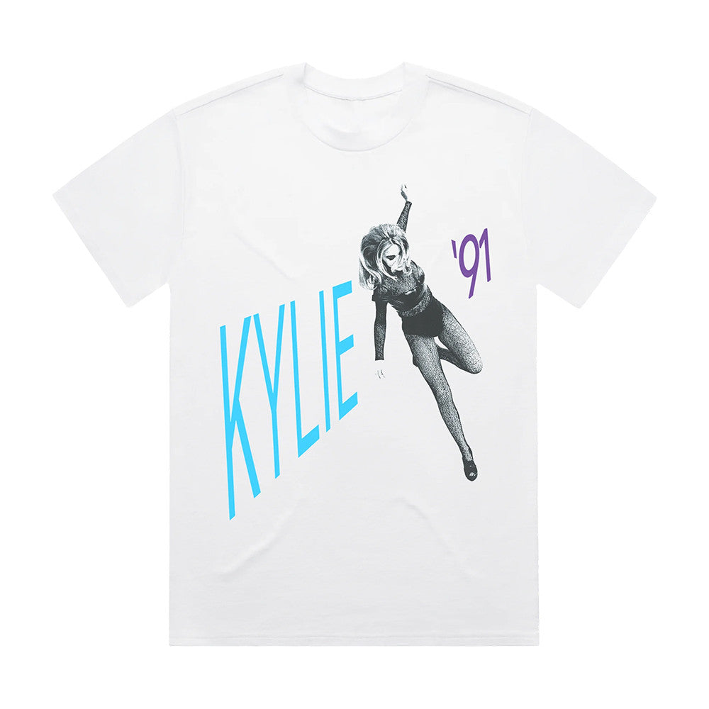 Kylie Minogue Store Merch Kylie 91 White T-Shirt Gifts Idea For Music Buffs - Foxy23shop