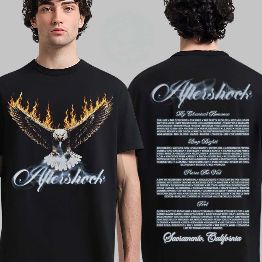 Aftershock Festival 2026 Merch Sacramento CA Hot Wings Shirt Gifts Idea For Music Lovers - Foxy23shop
