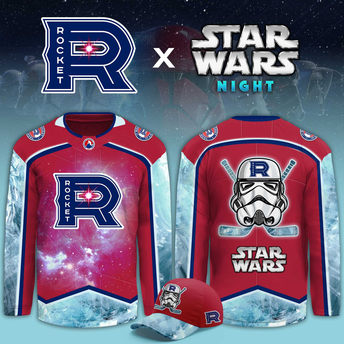 Laval Rocket Star Wars Night Game 2026 Hockey Jersey Laval Rocket Star Merch Best Fan Gears - Foxy23shop