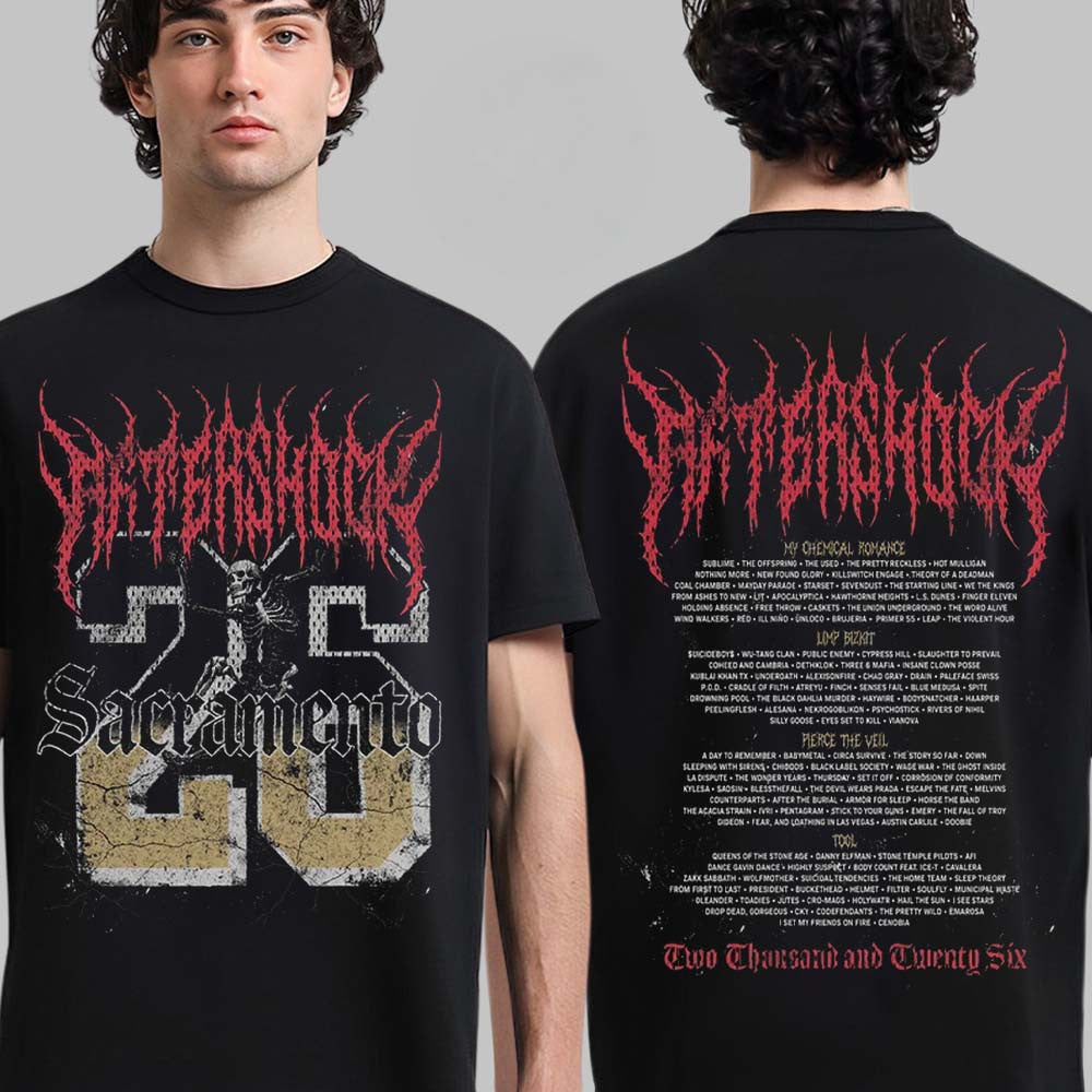 Aftershock Festival 2026 Merch Sacramento CA T-Shirt Aftershock Festival Apparel Gift For Brother - Foxy23shop