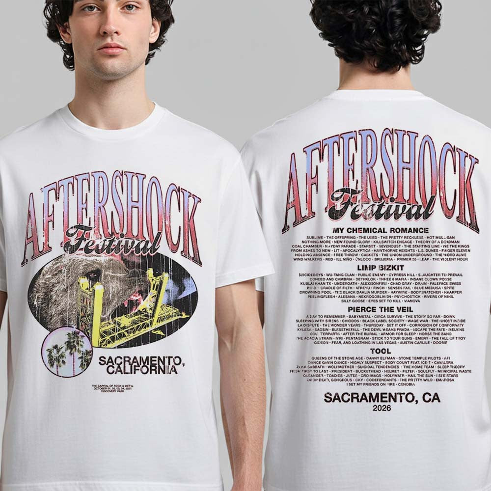 Aftershock Festival 2026 Merch Sacramento CA T-Shirt Aftershock Festival Apparel Fans Gifts - Foxy23shop