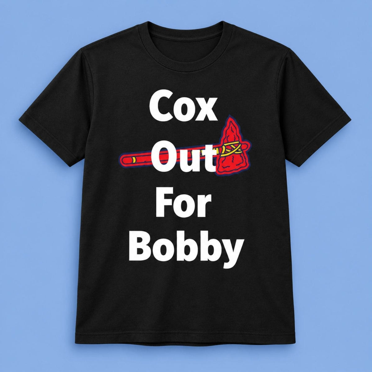Atlanta Braves Cox Out For Bobby T-Shirt Atlanta Braves Clothes Presents For Fans - Foxy23shop