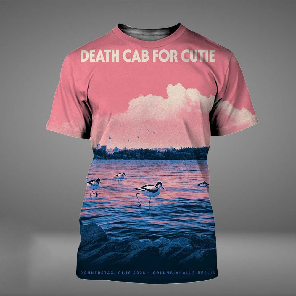 Death Cab For Cutie Merch Berlin DE 2026 Event Poster T-Shirt Gifts For Death Cab For Cutie Lovers - Foxy23shop