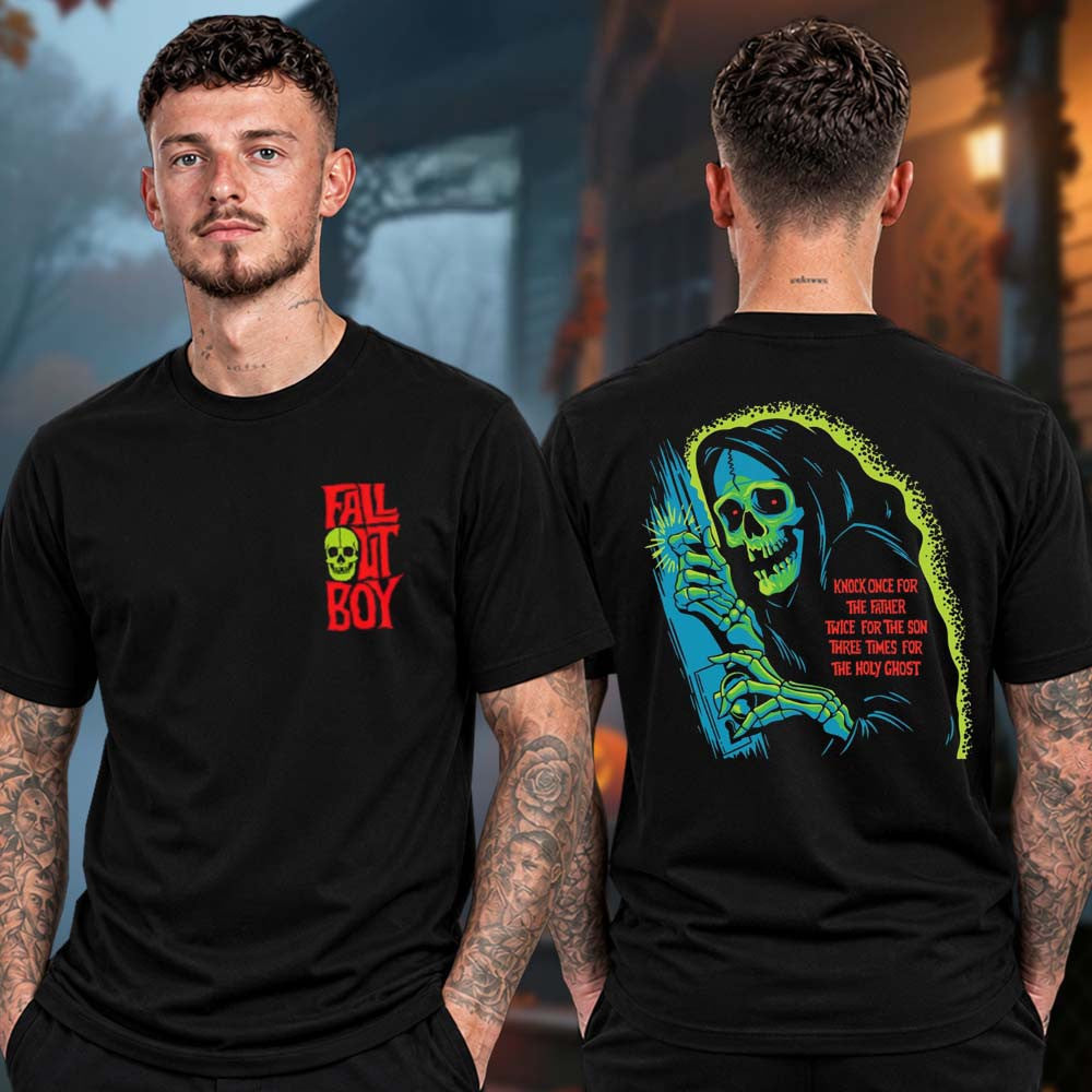 Fall Out Boy Merch Halloween Collection 2026 Holy Ghost T-Shirt Gifts For Fall Out Boy Fans - Foxy23shop