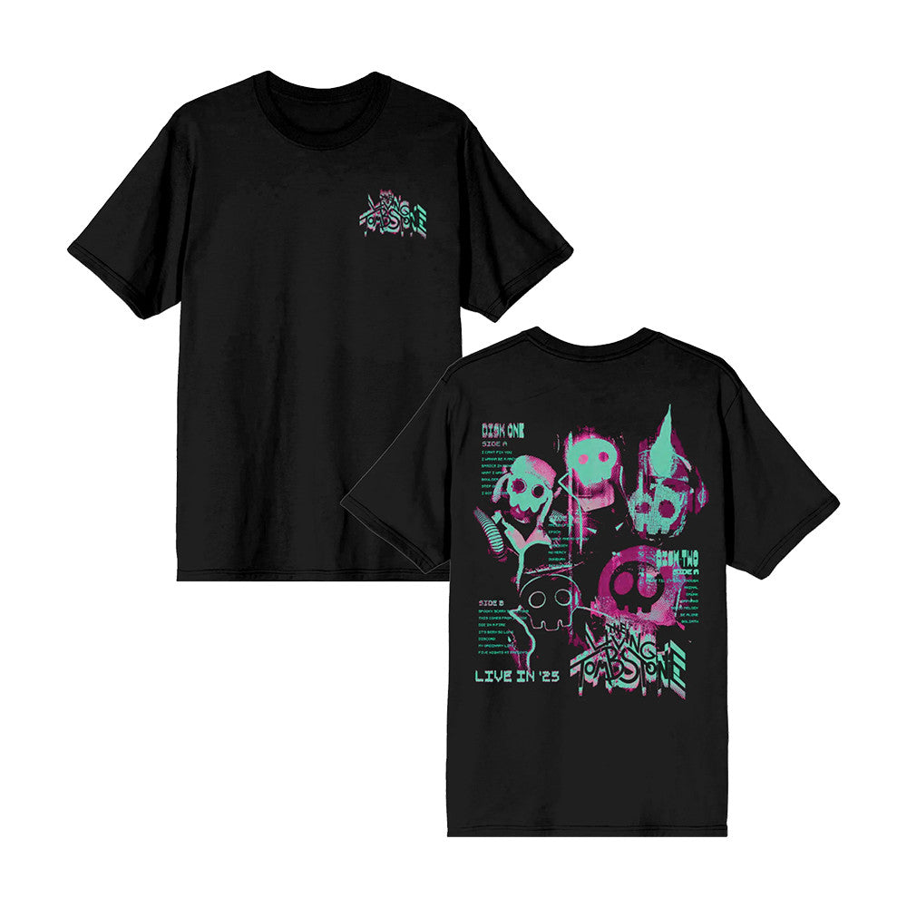 The Living Tombstone Merch Live In 25 Tracklist T-Shirt Gift Ideas For The Living Tombstone Fans - Foxy23shop