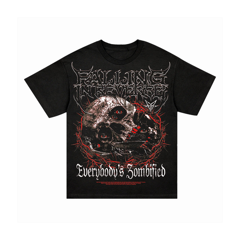 Falling In Reverse Merch Everybodys Zombified T-Shirt Great Gifts For Rock Music Enthusiasts - Foxy23shop