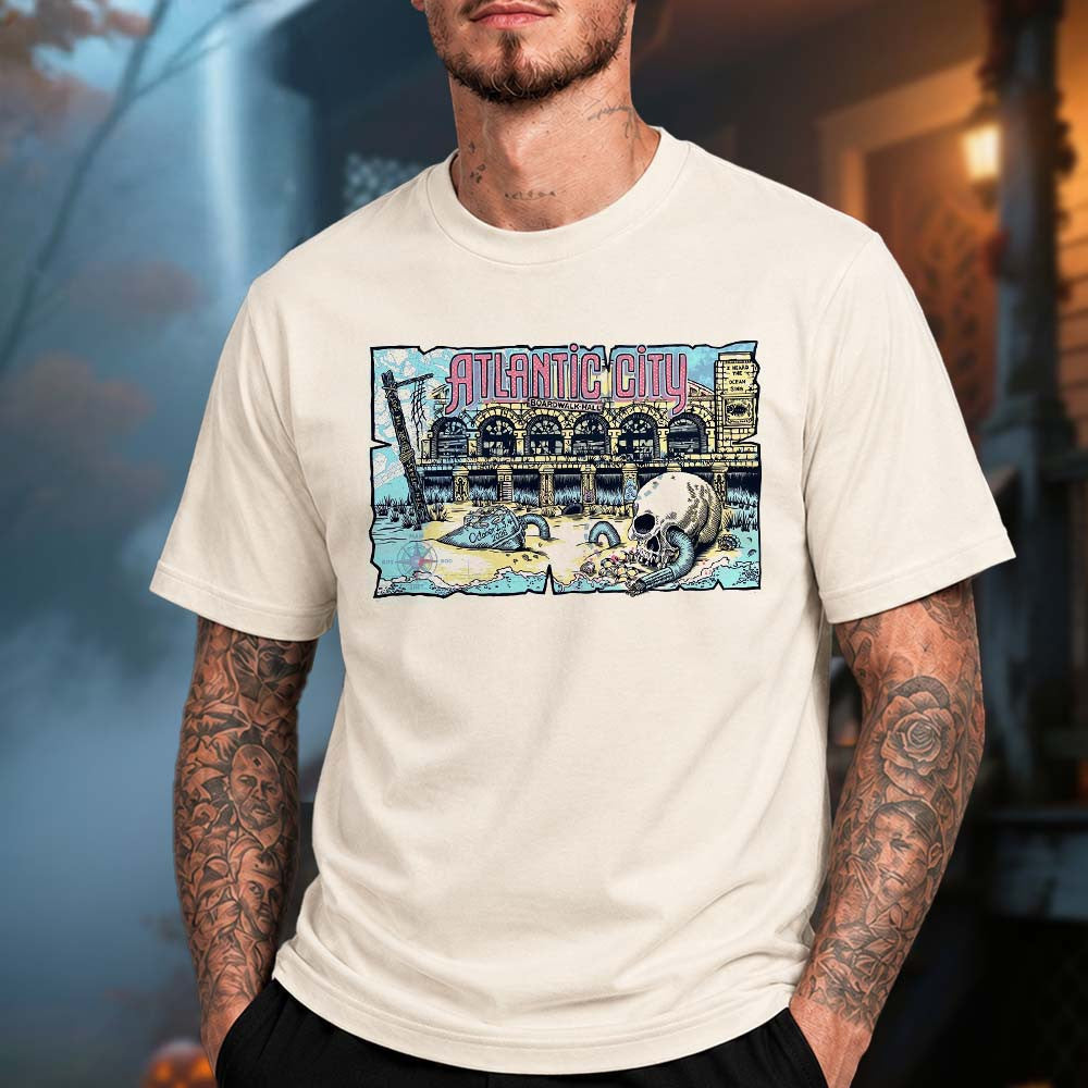 Phish Atlantic City NJ Event Poster T-Shirt Phish Concert Outfits Gifts For Music Lovers - Foxy23shop
