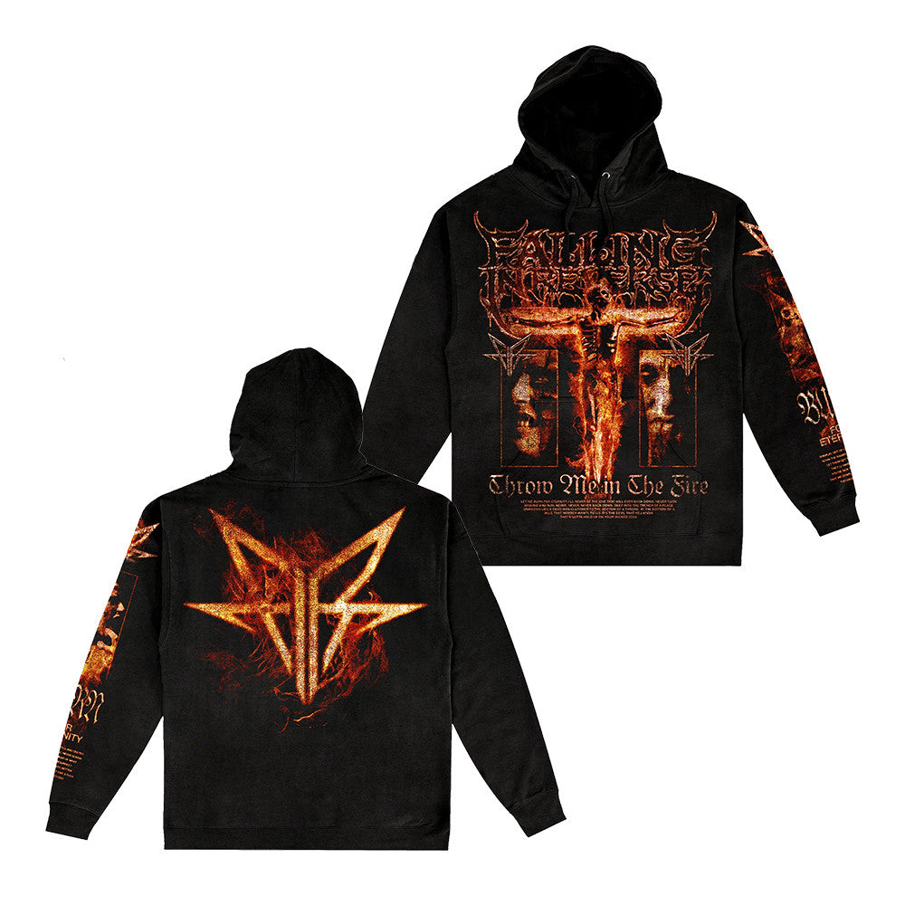 Falling In Reverse Merch Throw Me In The Fire Hoodie Rock Gifts For Brothers - Foxy23shop