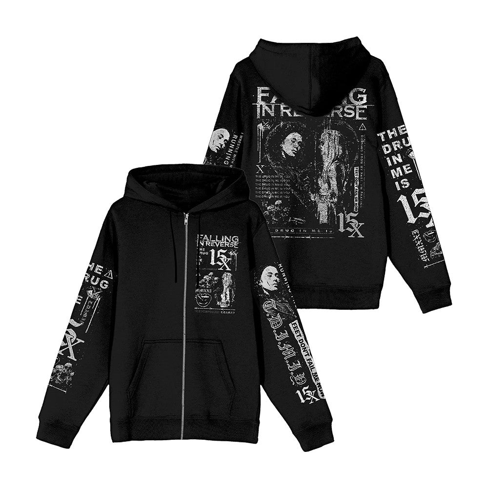 Falling In Reverse Merch The Drug In Me 15 Hoodie Best Gift For Boyfriend - Foxy23shop