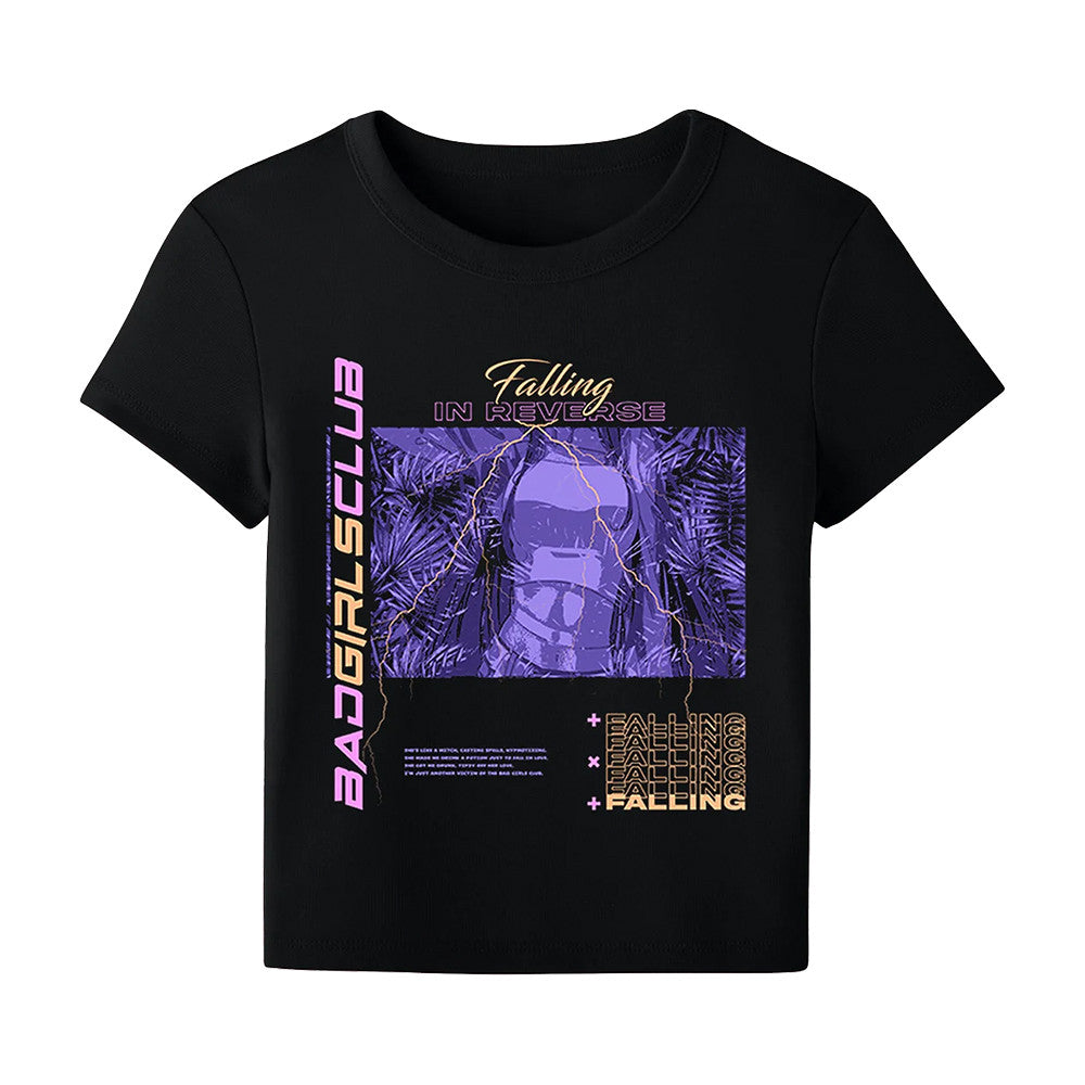 Falling In Reverse Merch Bad Girls Club Cropped Shirt Best Presents For Rock Lovers - Foxy23shop