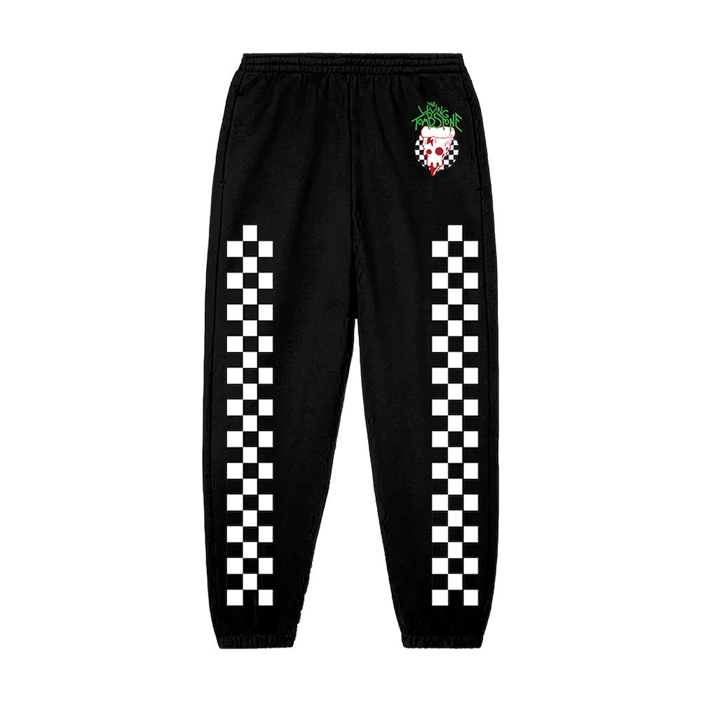 The Living Tombstone Pizza Logo Sweatpants The Living Tombstone Merch Gifts For Rock Fan - Foxy23shop