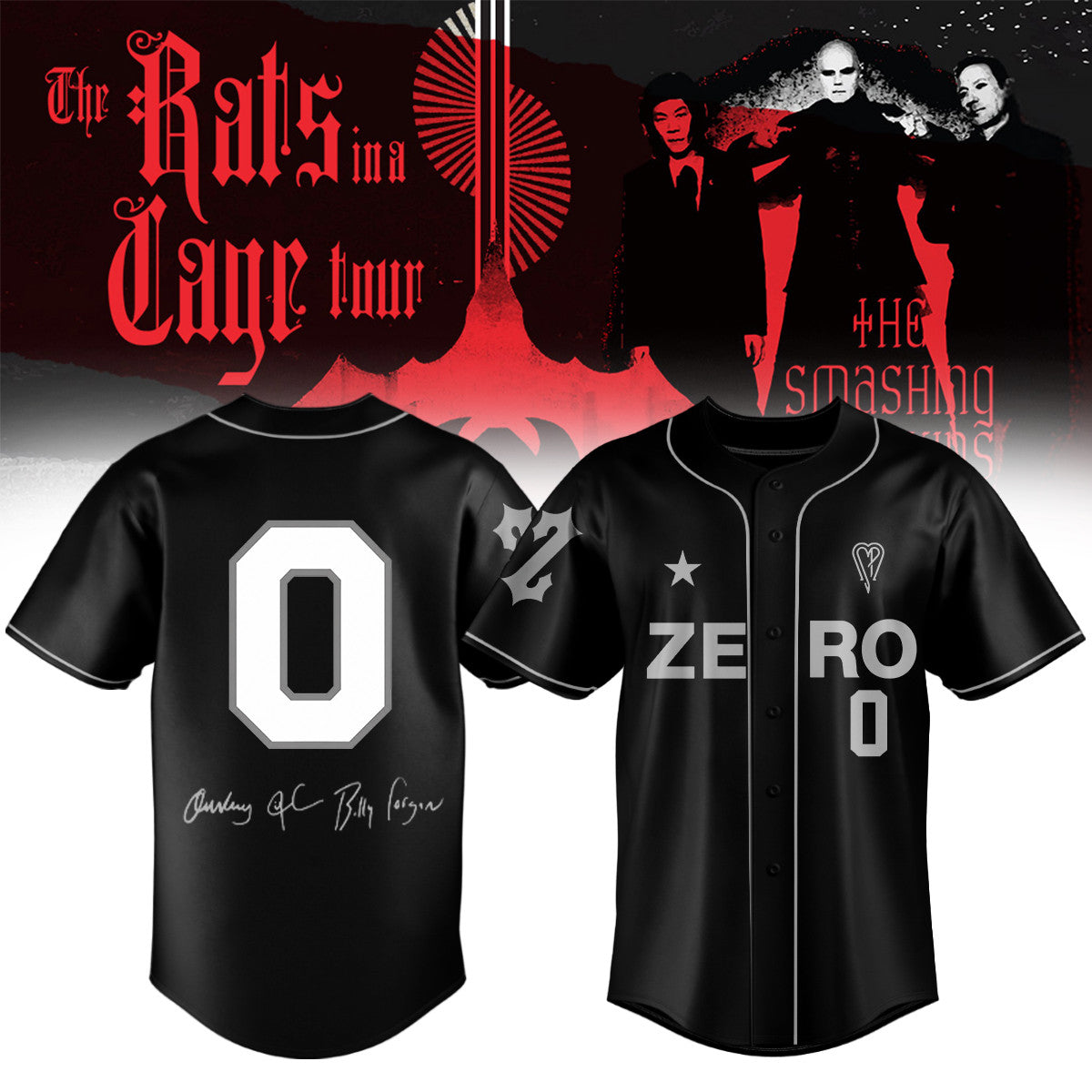The Smashing Pumpkins Merch The Rats In A Cage Tour Jersey Gift For Rock Lovers - Foxy23shop