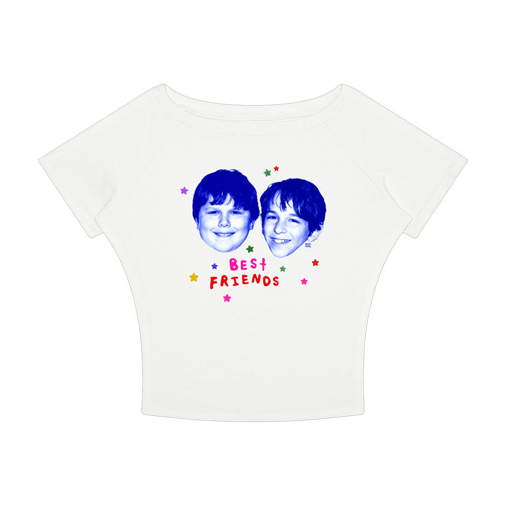 Bug Girl Merch Best Friends White Baby Tee Unique Gifts For Girlfriend - Foxy23shop