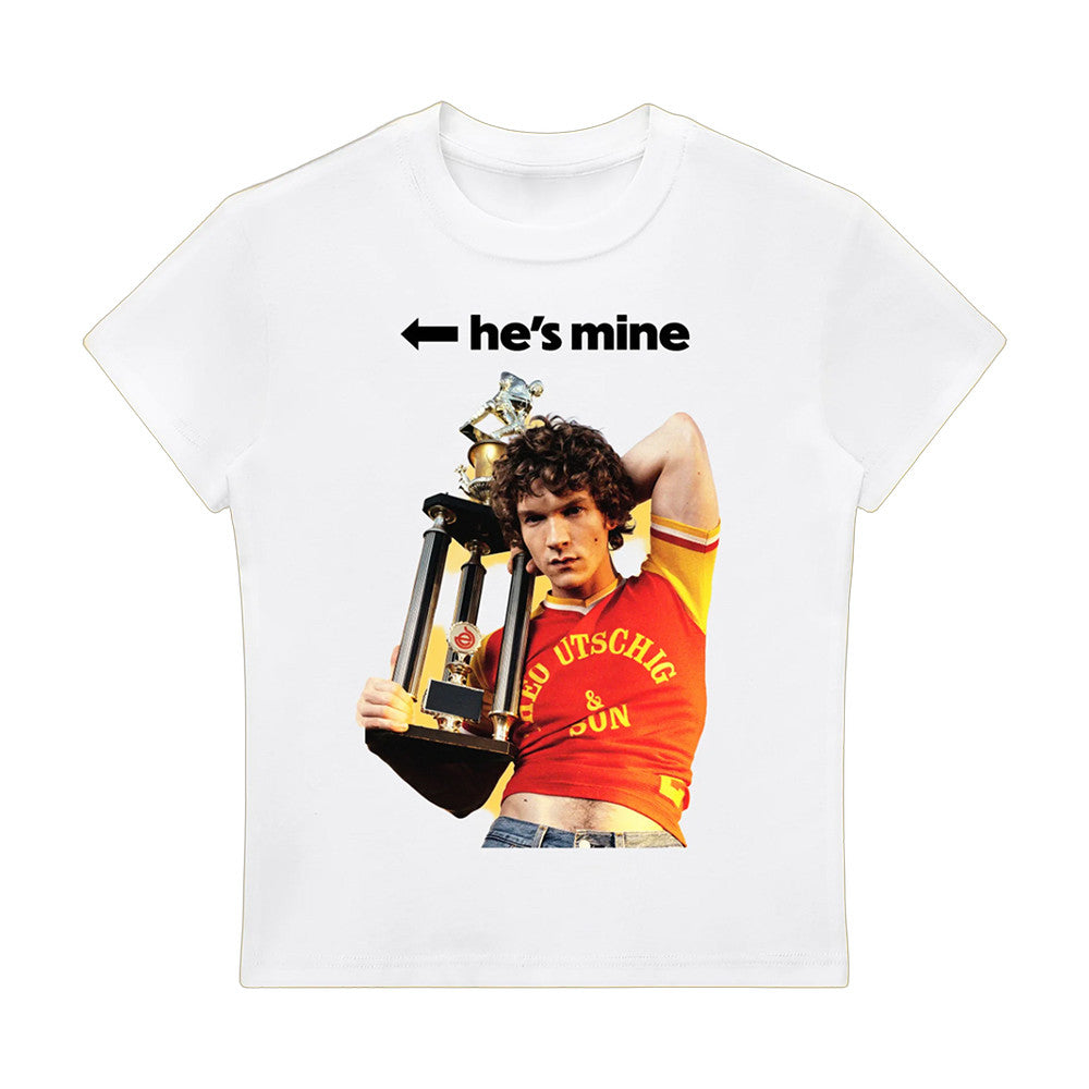 Bug Girl Merch Hes Mine Ilya Baby Tee Unique Gifts For Rozanov Fans - Foxy23shop
