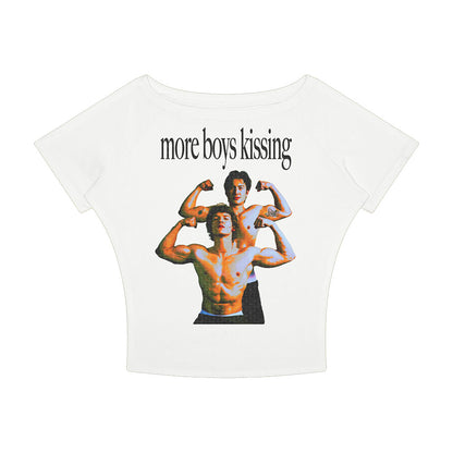 Bug Girl Merch More Boys Kissing White Baby Tee Unique Presents For Sister - Foxy23shop