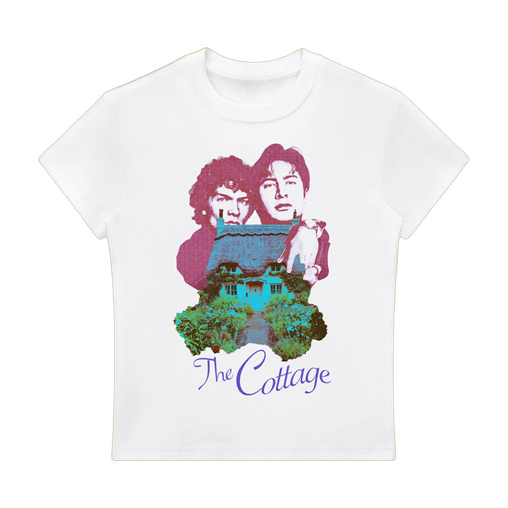 Bug Girl Merch The Cottage White Baby Tee Bug Girl Clothing Gifts For Sister - Foxy23shop