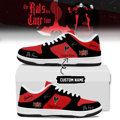 Custom The Smashing Pumpkins The Rats In A Cage Tour Signed Sneaker Rock Lover Gift Ideas - Foxy23shop