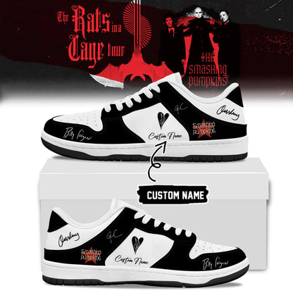 Custom The Smashing Pumpkins The Rats In A Cage Tour Sneaker The Smashing Pumpkins Fan Gifts - Foxy23shop