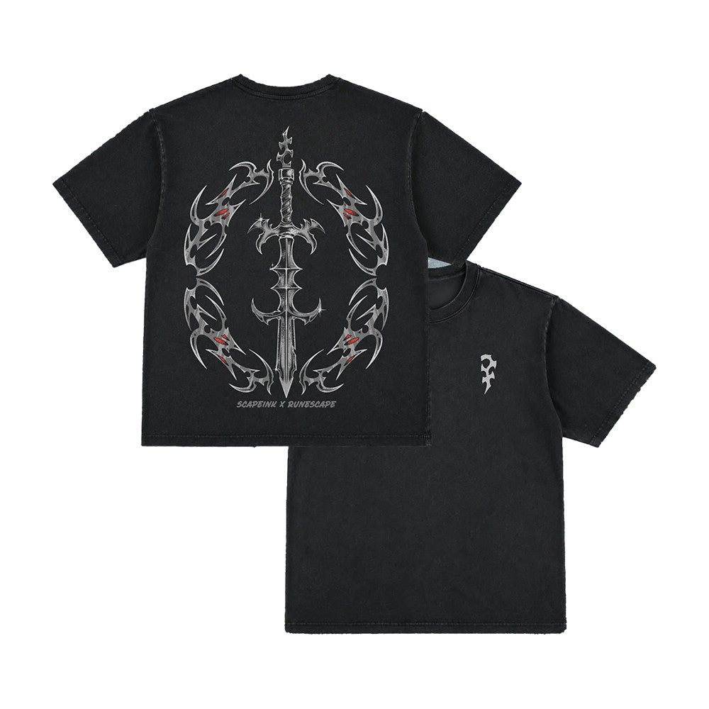 OSRS Merch Scape Ink Bandos Godsword T-Shirt Gift Ideas For Gamers - Foxy23shop