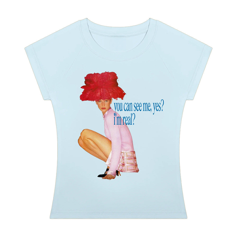 Bug Girl Merch Can You See Me Baby Tee Presents For Nikki Taylor Lovers - Foxy23shop