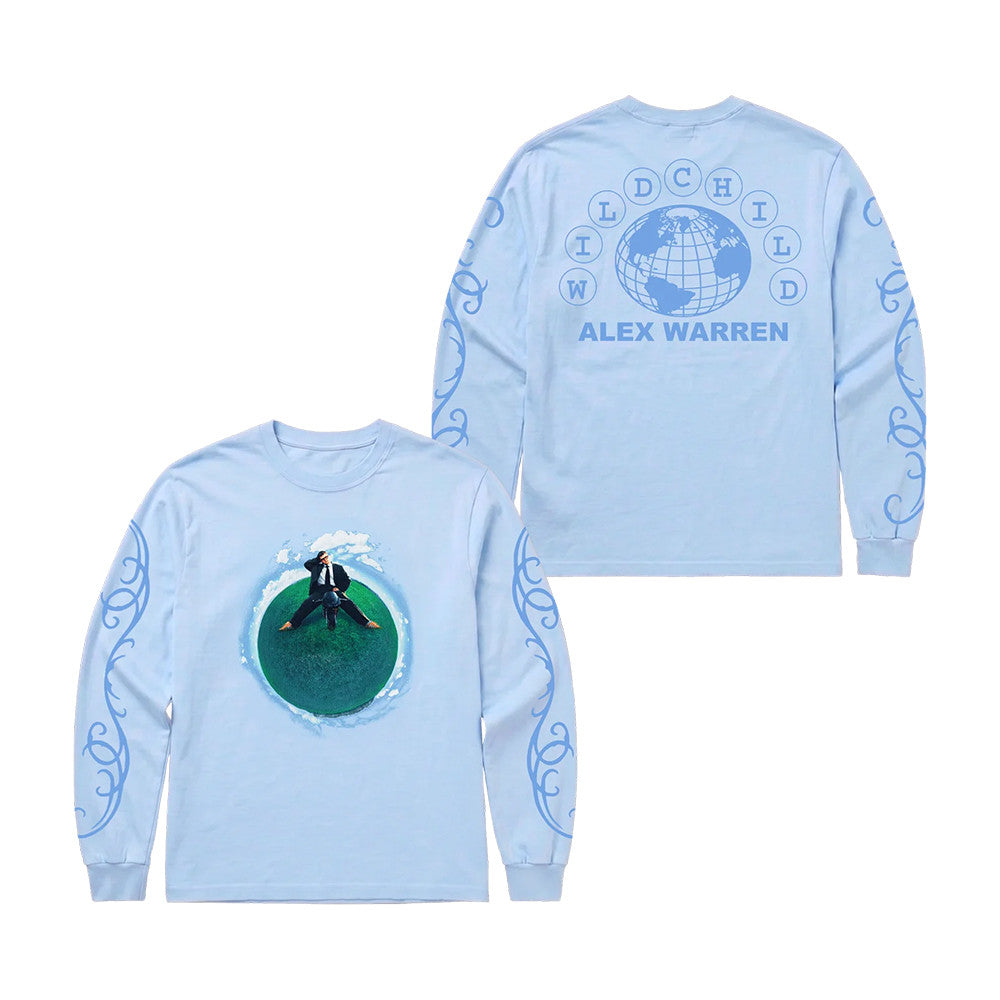 Alex Warren Store Merch Wildchild Globe Long Sleeve Shirt Music Lover Gifts - Foxy23shop