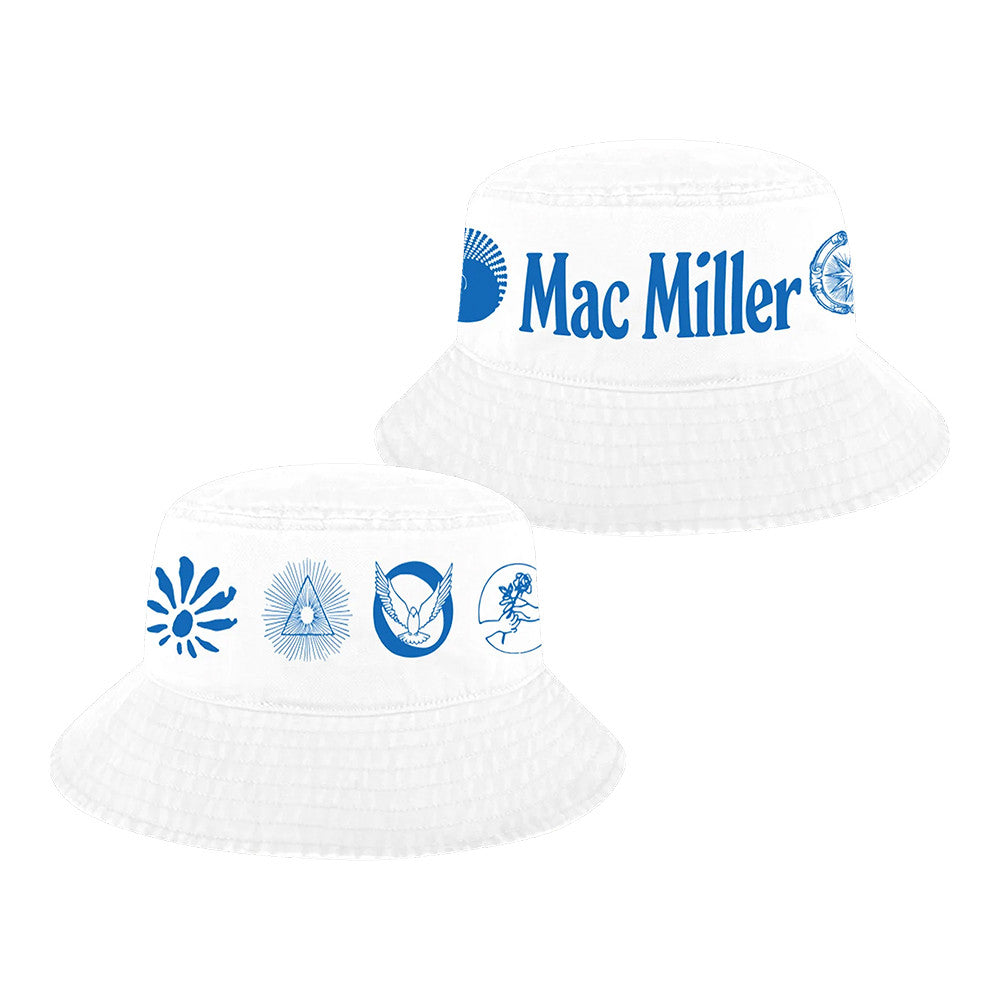 Mac Miller Movies White Bucket Hat Mac Miller Merch Gifts For Fans - Foxy23shop