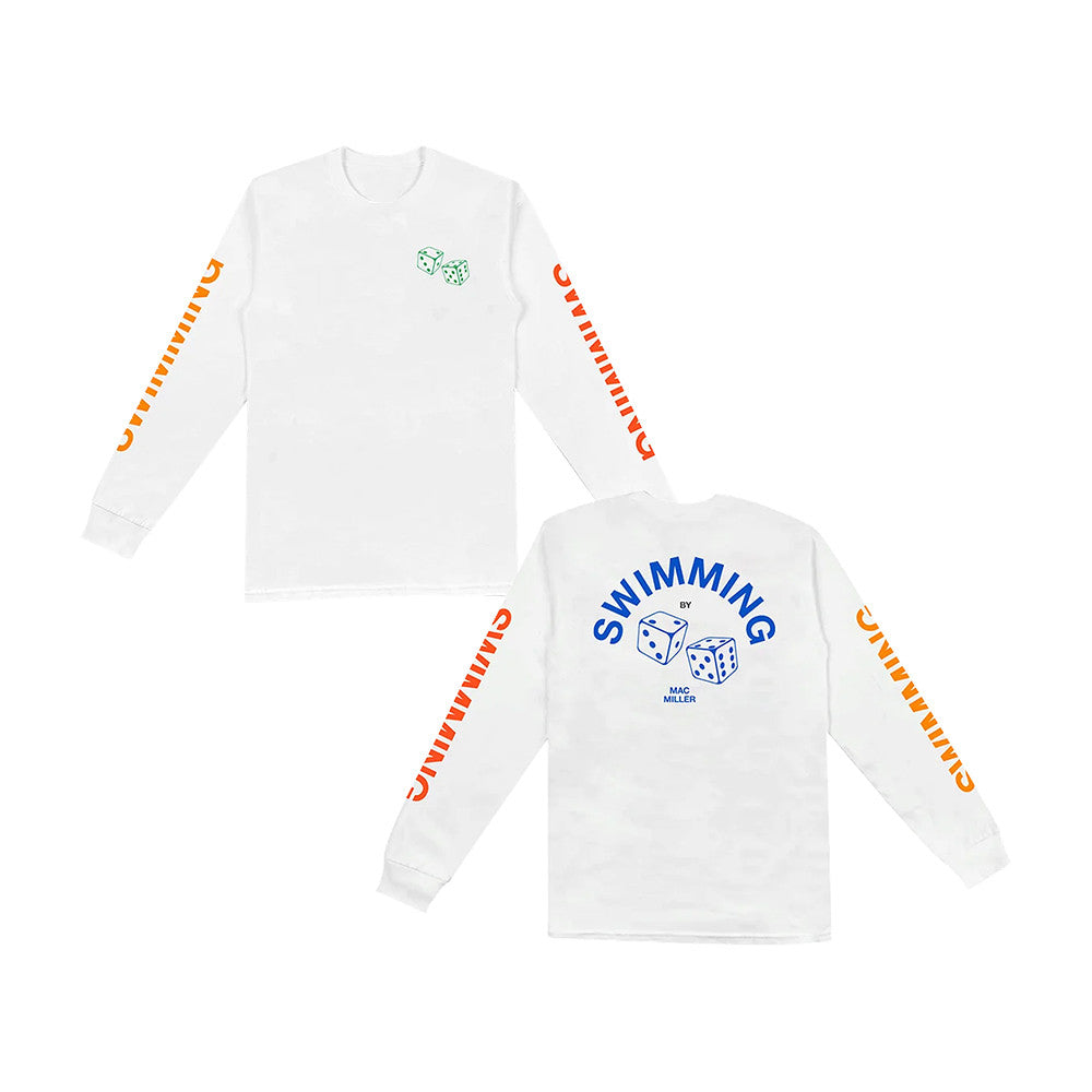 Mac Miller Store Merch Swimming Dice Long Sleeve Shirt Gifts For Music Lovers - Foxy23shop