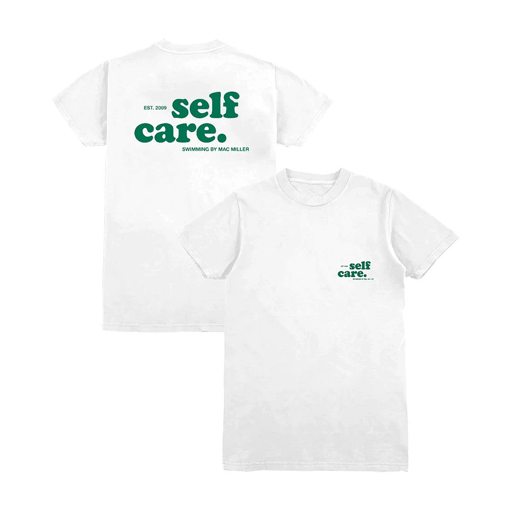 Mac Miller Store Merch Self Care White T-Shirt Best Present For Mac Miller Lovers - Foxy23shop