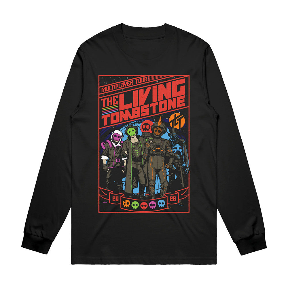The Living Tombstone Merch Multiplayer Poster Long Sleeve Shirt Gifts For Fan - Foxy23shop