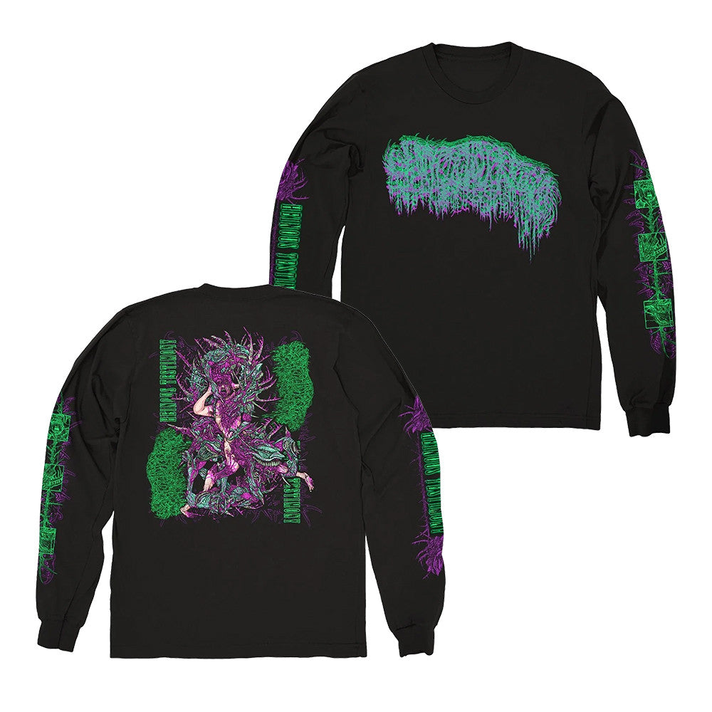 Evil Greed Store Merch Sanguisugabogg Heinous Testimony Long Sleeve Shirt Sanguisugabogg Fan Gift - Foxy23shop