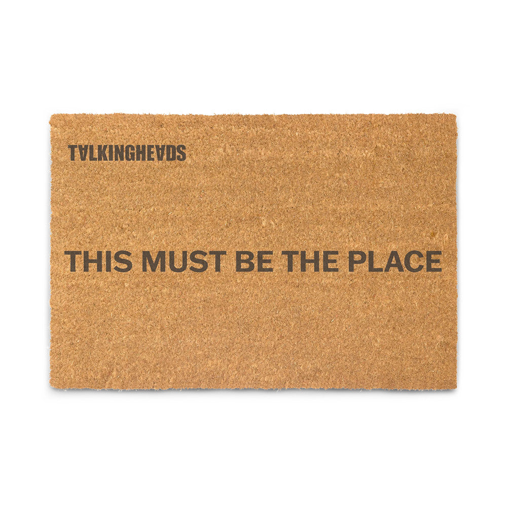 Talking Heads Store Merch This Must Be The Place Doormat Best Home Decor Gifts For Fans - Foxy23shop